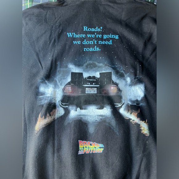 Back to the Future hoodie. Size XL. - Picture 2 of 2